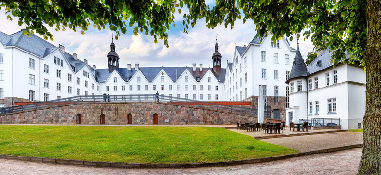 Ploen, Germany (German: Pl&ouml;n), 2022: The Pl&ouml;n Castle (German: Pl&ouml;ner Schlo&szlig;), one of the most prominent Renaissance buildings in Germany in the State of Schleswig-Holstein.