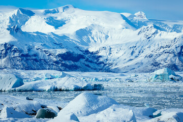 Naklejka premium Island, Jökulsárlón Glacier