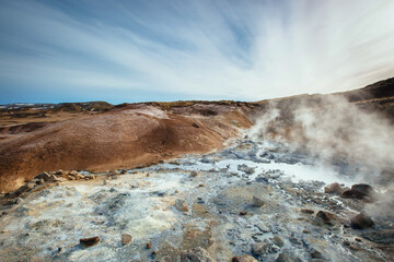 Island, hei&szlig;e Quellen