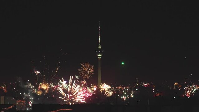 New Years Eve Neujahr Sylvester Berlin Fehrnsehturm