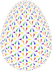 abstract pattern Easter egg