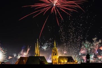 Silvesterfeuerwerk Erfurt