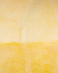 old wall in yellow
