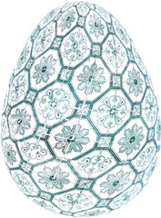 tiles pattern Easter egg