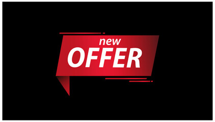  red and black new offer template