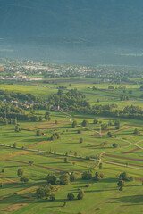 Fototapeta premium Sunset in the countryside