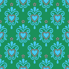 SPRIG SEAMLESS PATTERN IN  EDITABLE VECTOR FILE