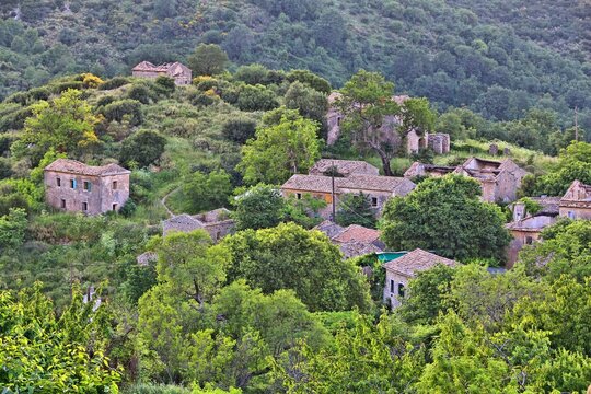 Abandoned village in Corfu, Greece - Paleo Perithia