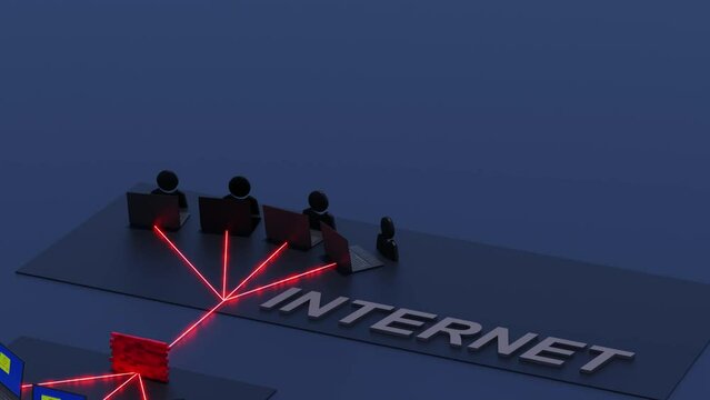 3d rendering hacking attack on company computers, data leakage from company premises