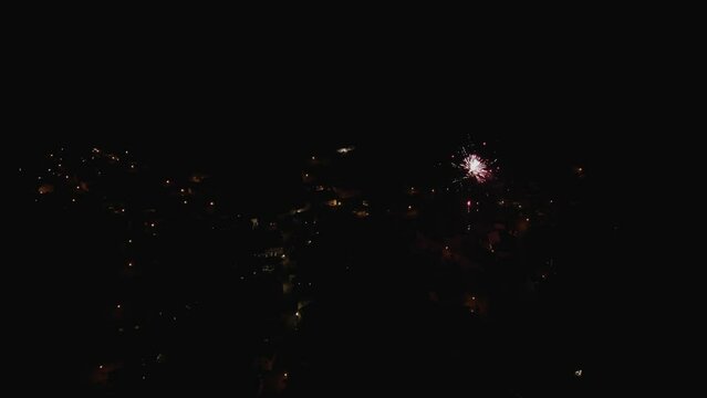 firework at night