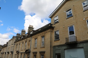 Fototapeta na wymiar Typical architecture in Bath, England Great Britain
