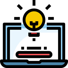 Computer idea icon