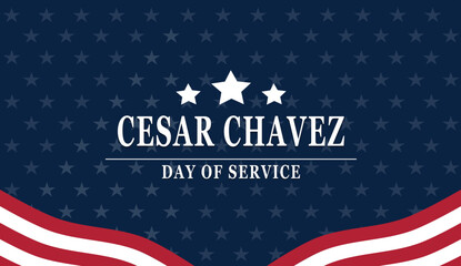 Cesar Chavez Day. March 31. Holiday concept. Template for background, banner, card, poster with text inscription. Vector  illustration