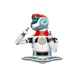 bot robot is saying no way