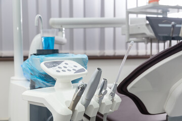 Closeup of a modern dentist tools, burnishers.