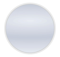Home glass mirror. vector illustration