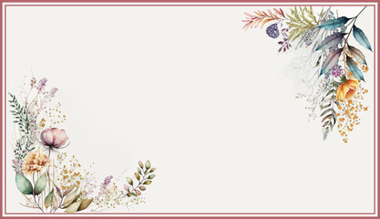 Romantic flower background/wallpaper for desktops, greeting cards or invitations, generative ai, digital art