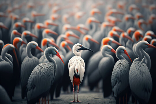 Standing Out From The Crowd Images – Browse 11,189 Stock Photos