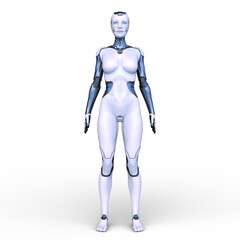 女性サイボーグ