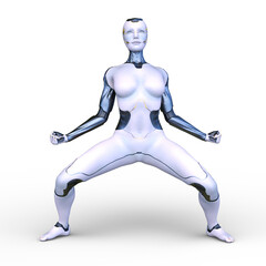 女性サイボーグ