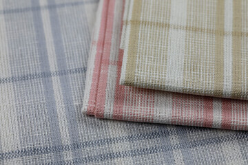 A stack of colorful picnic napkins