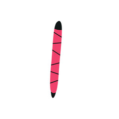 Doodle colored marker. Contemporary design vector illustration.