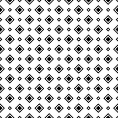 Black and white seamless abstract pattern. Background and backdrop. Grayscale ornamental design. Mosaic ornaments. Vector graphic illustration. EPS10.
