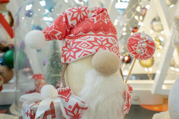 Christmas decoration. Holidays and events. Santa claus