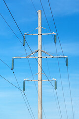 electric tower high voltage post