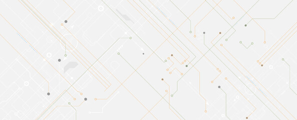 Technology data background, idea of global business solution