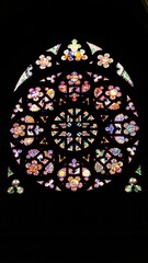 stained glass window in church