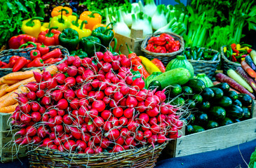 vegetable at a farmers market