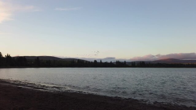 View of loch Lintrathen, Scotland