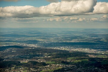 Fototapeta premium Luftbild Zürich