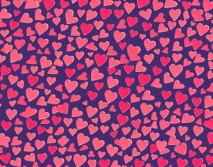 pattern with hearts. vector illustration