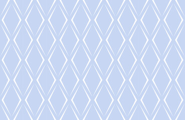 Abstract Seamless Geometric Diamonds Blue Pattern.