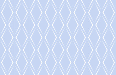 Abstract Seamless Geometric Diamonds Blue Pattern.