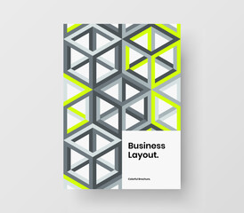 Fresh geometric pattern banner template. Minimalistic front page vector design illustration.