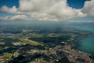 Luftbild Bodensee Friedrichshafen