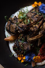 Lamb Chop restaurant dinner 