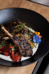 Lamb Chop restaurant dinner 