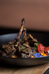 Lamb Chop restaurant dinner 