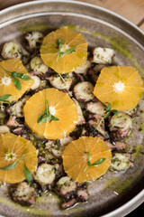 Octopus appetizer 