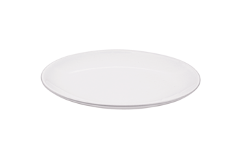 white plate isolated on transparent png