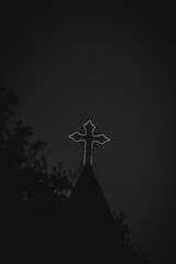 baroque cross of a small country town