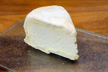 Delice de Bourgogne French cow's milk cheese from Burgundy region of France