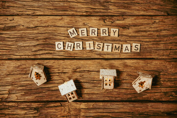 Christmas background with place for text. Christmas wishes.