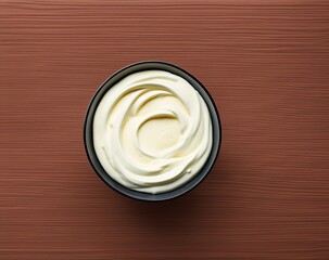 bowl of mayonnaise