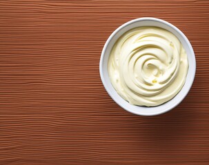 bowl of mayonnaise
