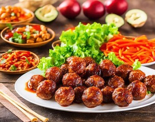 meatballs with sauce, swedish